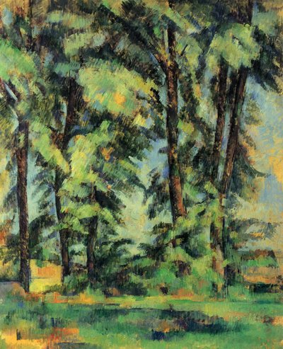 I grandi alberi di Jas de Bouffan da Paul Cézanne