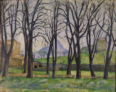 I castagni di Jas de Bouffan in inverno da Paul Cézanne