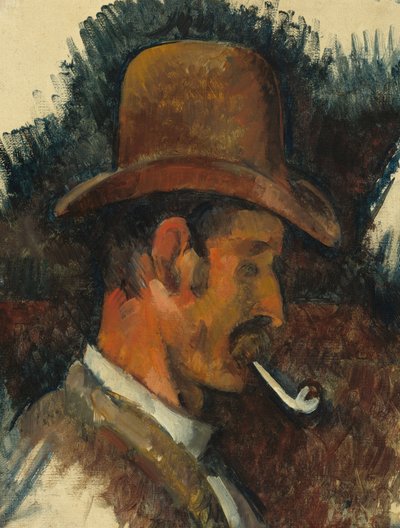 Uomo con pipa da Paul Cézanne