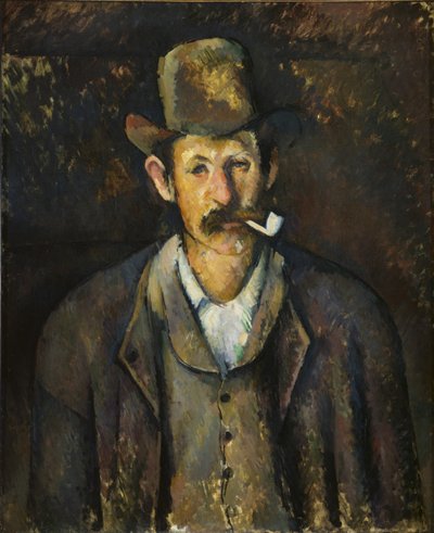 Uomo con una pipa, ca 1892-1896 da Paul Cézanne