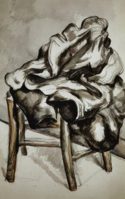 Cappotto su una sedia da Paul Cézanne