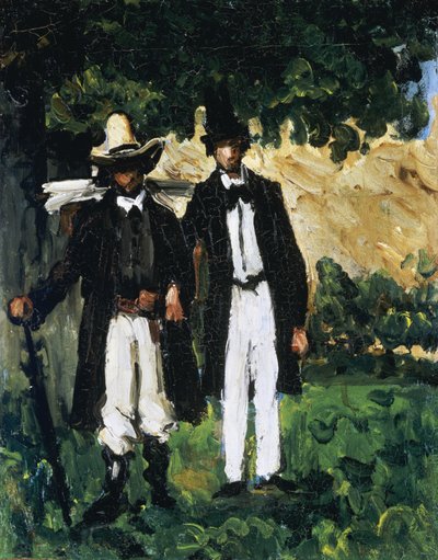 Marion e Valabregue posano per un quadro, 1866 da Paul Cézanne