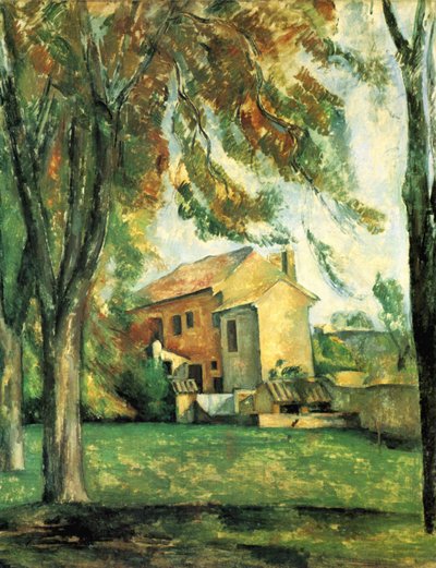 Castagni e fattoria a Jas de Bouffan da Paul Cézanne