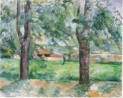 Prato e fattoria Jas de Bouffan da Paul Cézanne