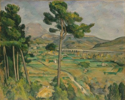 Mont Sainte-Victoire e il viadotto della valle del fiume Arc da Paul Cézanne