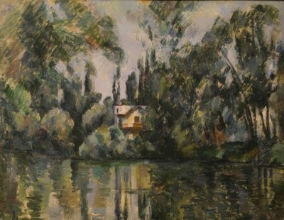 Casa sulla riva della Marna da Paul Cézanne
