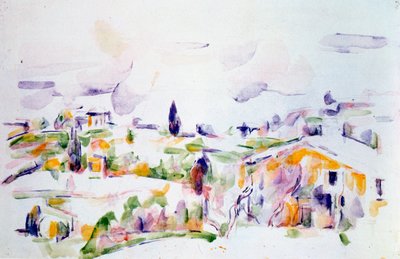 Passaggio attraverso la Provenza, c1900-1906 da Paul Cézanne