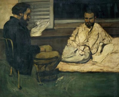 Paul Alexis legge a Emile Zola da Paul Cézanne