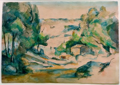 Paesaggio in Provenza da Paul Cézanne