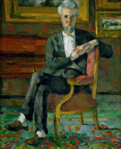 Ritratto di Chocquet da Paul Cézanne