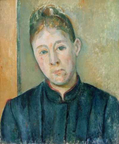 Ritratto di Madame Cézanne da Paul Cézanne