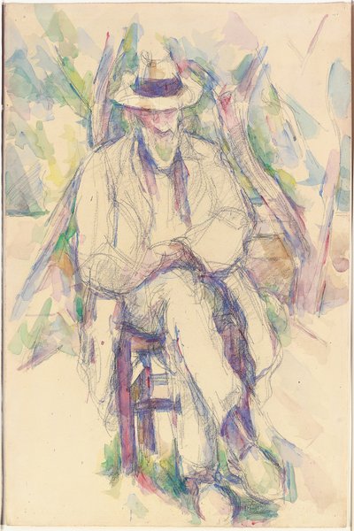 Ritratto di Vallier, 1904-06 da Paul Cézanne