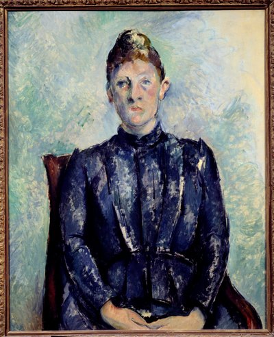 Ritratto di Madame Cezanne da Paul Cézanne