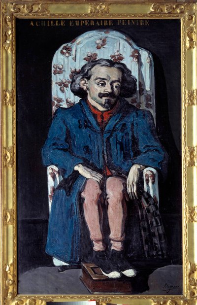 Ritratto del pittore Achille Emperaire (1829-1898) da Paul Cézanne