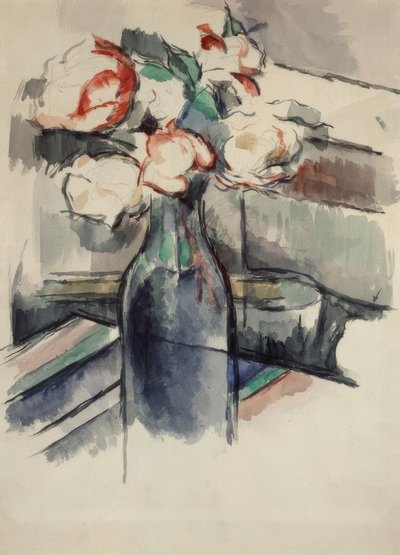 Rose in una bottiglia da Paul Cézanne
