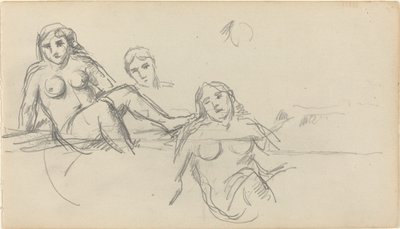 Bagnante seduta [verso] da Paul Cézanne