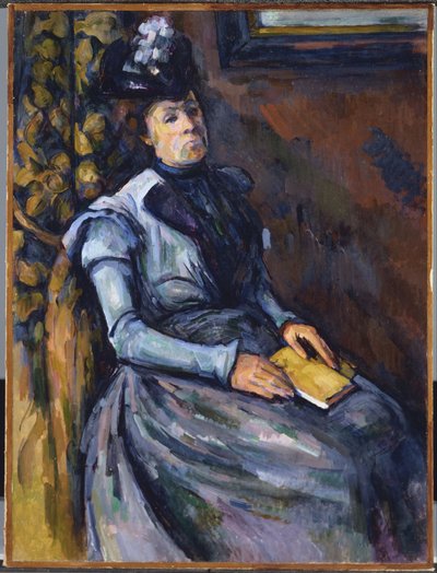 Donna Seduta in Blu da Paul Cézanne