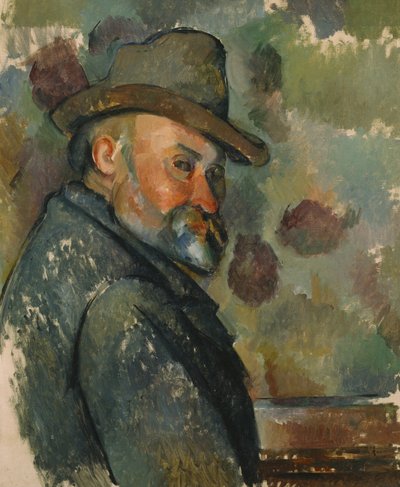 Autoritratto con cappello da Paul Cézanne