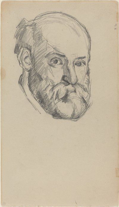 Autoritratto [recto], c. 1880-1882 da Paul Cézanne