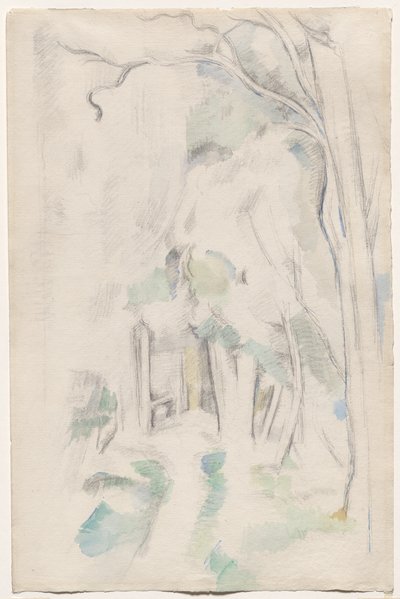 Sentiero nella foresta da Paul Cézanne
