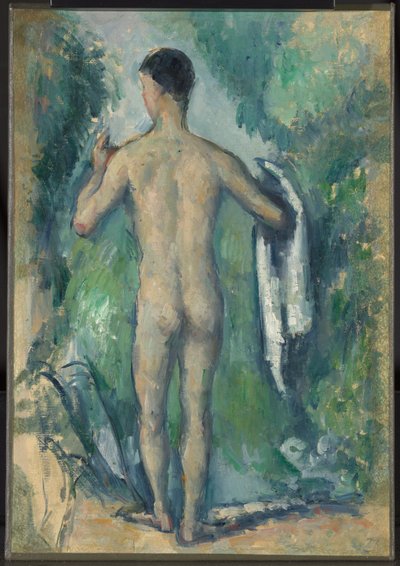 Bagnante in piedi, vista da dietro da Paul Cézanne