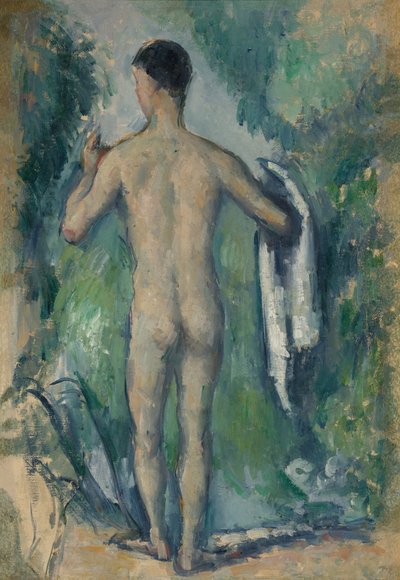 Bagnante in piedi, vista da dietro da Paul Cézanne