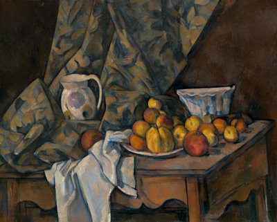 Natura Morta con Mele e Pesche da Paul Cézanne