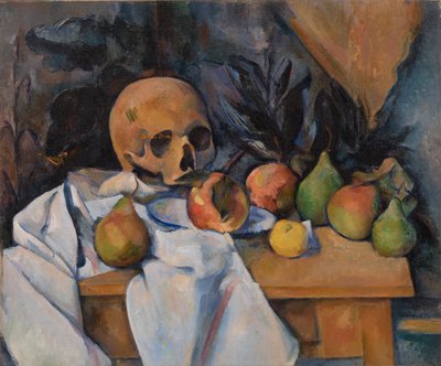 Natura morta con teschio da Paul Cézanne