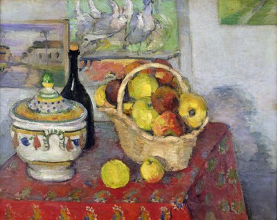 Natura morta con zuppiera, c.1877 da Paul Cézanne