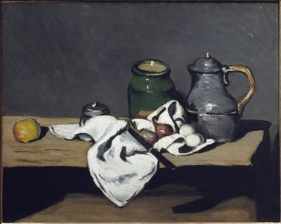 Natura morta con bollitore da Paul Cézanne