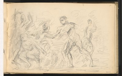 Studio per "Il Giudizio di Paride" o "Il Pastore Amoroso" da Paul Cézanne