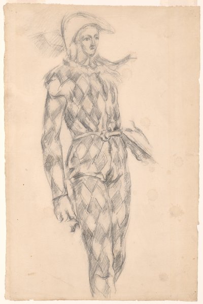 Studio di un Arlecchino da Paul Cézanne