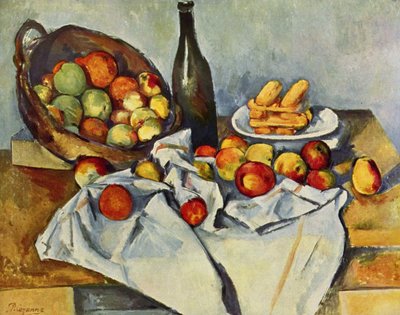 Il cesto di mele. da Paul Cézanne
