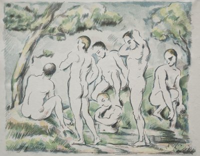 I bagnanti da Paul Cézanne