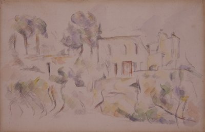 La rimessa a Château Noir da Paul Cézanne