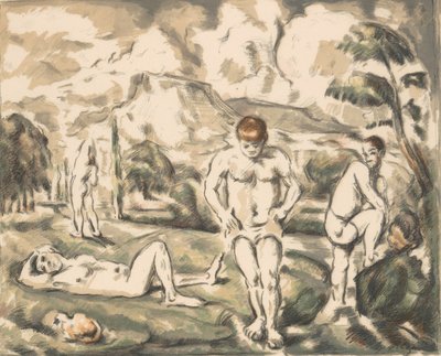 I grandi bagnanti da Paul Cézanne