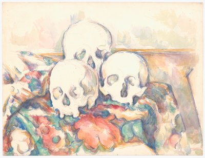 I tre teschi da Paul Cézanne