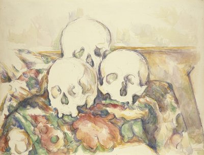 I tre teschi da Paul Cézanne