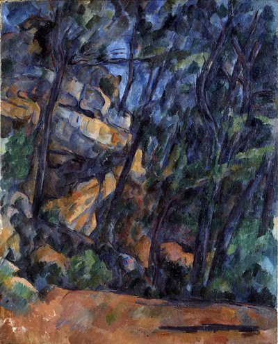 Alberi e Rocce nel Parco del Château Noir da Paul Cézanne
