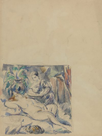 Risveglio (verso) da Paul Cézanne