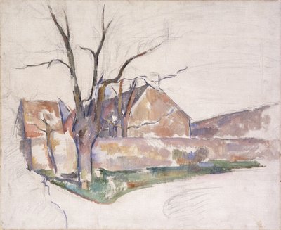 Paesaggio invernale, c.1885 da Paul Cézanne