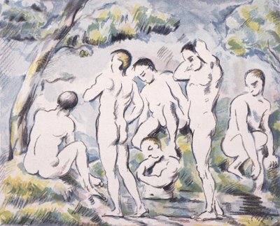I piccoli bagnanti da Paul Cézanne, Auguste Clot