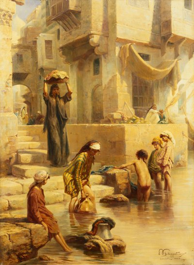 I bagnanti, 1896 da Paul Dominique Philippoteaux