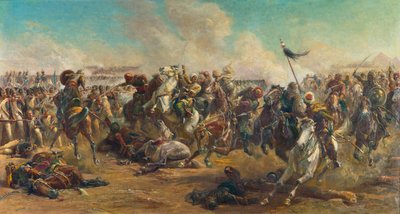 La battaglia delle piramidi da Paul Dominique Philippoteaux