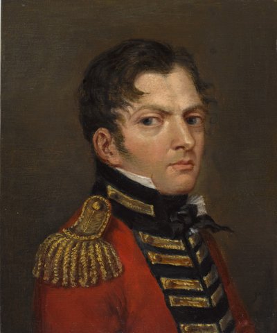 Capitano Augustus Hartmann, 2° Battaglione di Linea, Legione Tedesca del Re, 1815 da Paul Dumortier
