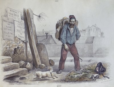 Uomo affamato durante la Comune di Parigi da Paul Edmond Henry