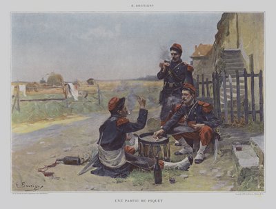 Una Partita di Piquet da Paul Émile Boutigny