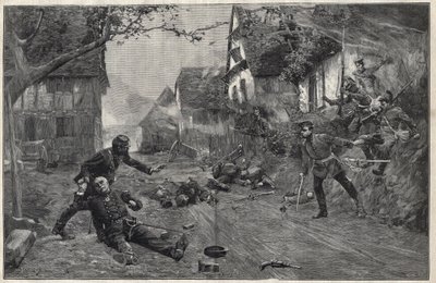 Guerra del 1870-1871 - alla Battaglia di Woerth (o Battaglia di Froeschwiller Woerth), 6 agosto da Paul Émile Boutigny