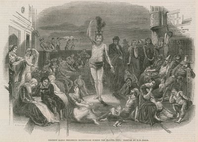 Solomon Eagle che predica il pentimento durante la peste da Paul Falconer Poole