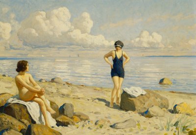 Sulla spiaggia da Paul Fischer